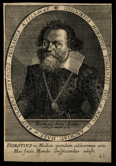 Gregor Horst. Line engraving by C. Ammon, 1650