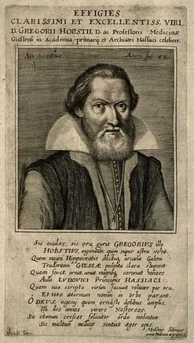 Gregor Horst. Line engraving