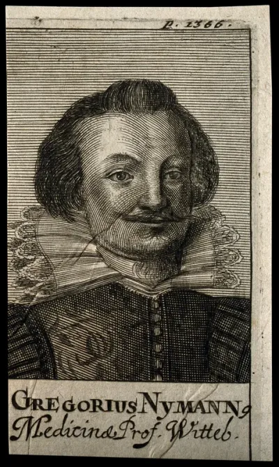 Gregor Nymann. Line engraving, 1688