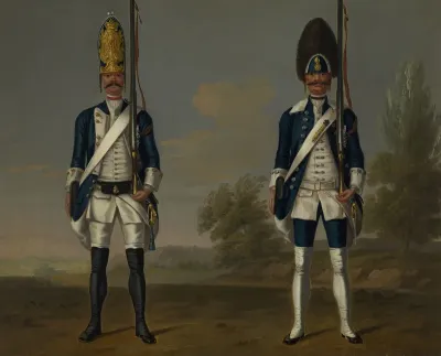 Grenadiers, Infantry Battalion "Schwartzburg-Rudolstadt" (German) and Walloon Grenadiers (Dutch)