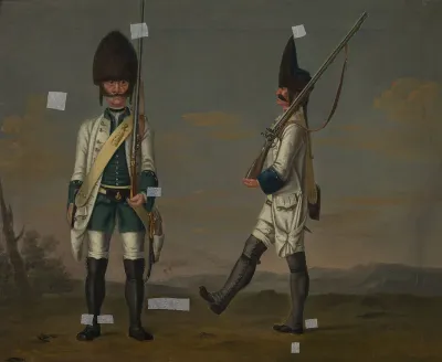 Grenadiers, Infantry Regiment "Arenburg" and an unidentified Infantry Regiment