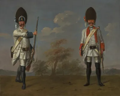 Grenadiers, Infantry Regiment "Browne" and an unidentified Infantry Regiment