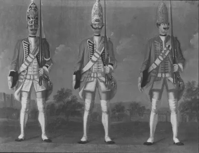 Grenadiers,Infantry Regiments 3A "Freudemann", 4B "Hugo" and 5B "Hodenberg"