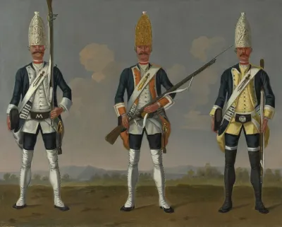 Grenadiers, Infantry Regiments "Mansbach", "Baumbach" & "Isenburg"