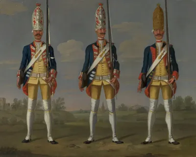 Grenadiers, Infantry Regiments "Stammer", "Tunderfeld" and "Both"