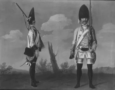 Grenadiers, two Unidentified Infantry Regiments