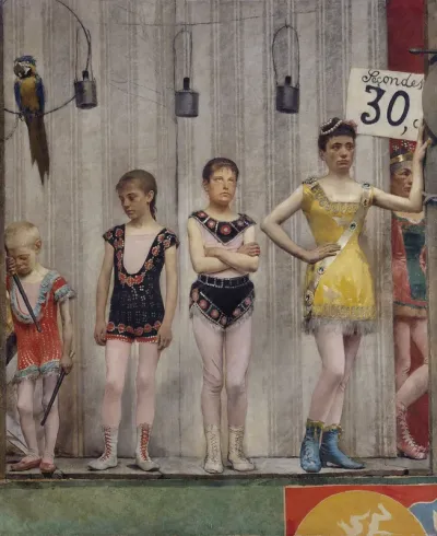 Grimaces et misère - Les Saltimbanques (acrobates)