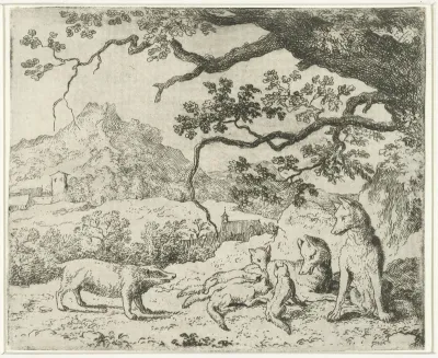 Grimbeert de das dagvaardt Reinaert de vos