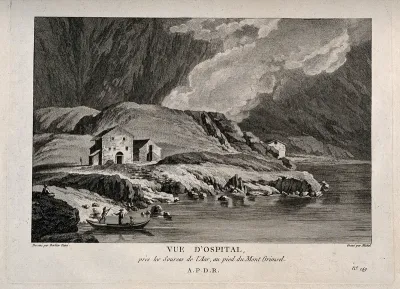 Grimsel hospice at Ospital on the Grimselsee, near the source of the river Aar