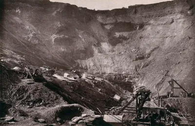 Griqualand West, South Africa: Kimberley diamond mine