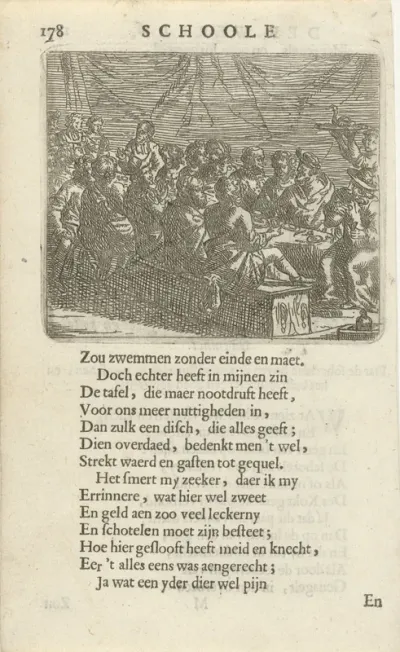 Groot gezelschap een eettafel
