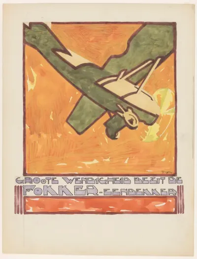 Groote wendigheid bezit de Fokker-eendekker
