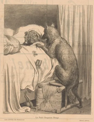 Grootmoeder en de wolf