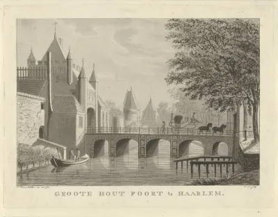 Grote Houtpoort te Haarlem