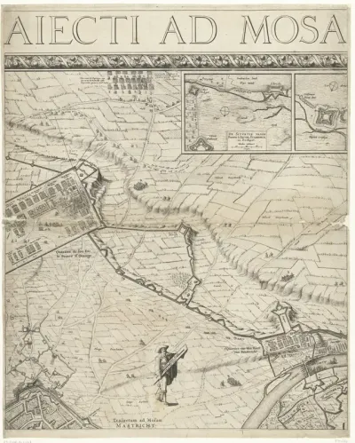 Grote kaart van het beleg van Maastricht, 1632, plaat 2