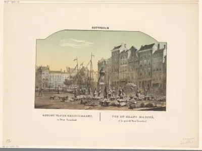 Grote markt in Rotterdam