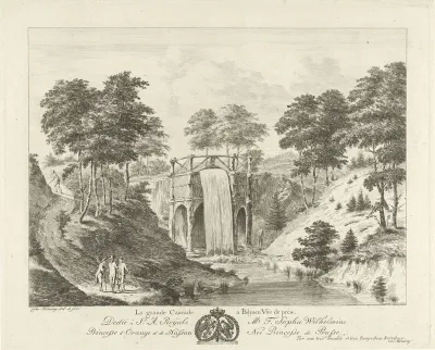 Grote waterval bij Biljoen