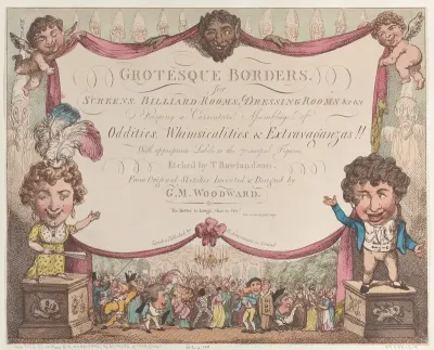 Grotesque Borders for Screens, Billiard Rooms, Dressing Rooms, &c &c