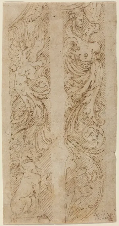 Grotesque Decorations for Wall Panels
