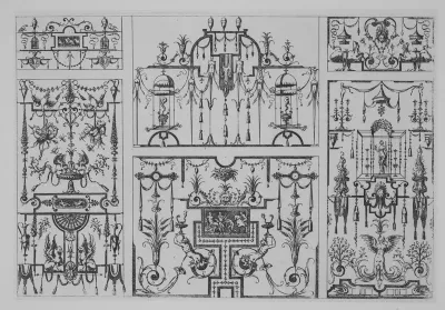 Grotesque Ornament Panel, from "Livre de Grotesques..."
