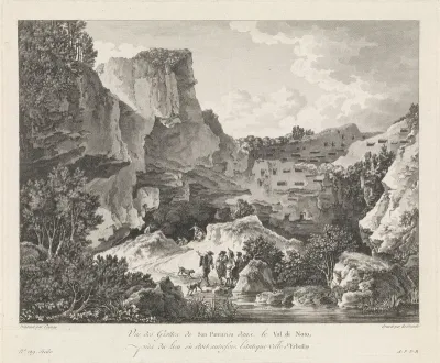 Grotten van San Pamarica in het dal van Notto