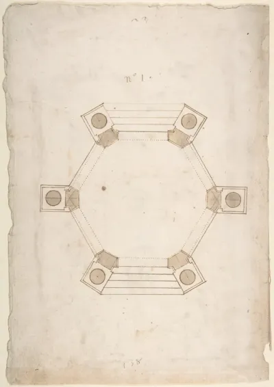 Ground Plan of a Pavillion