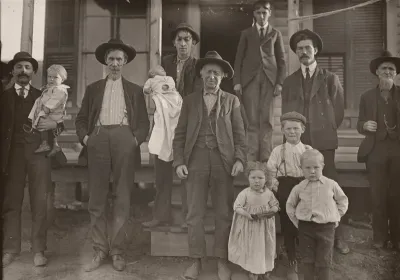 Group of mill folks. All ages. Salisbury Cotton Mills, North Carolina