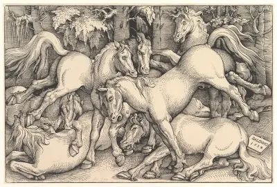 Group of Seven Horses
