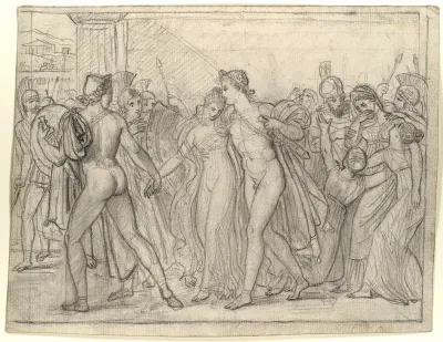 Group of studies for "Castor and Pollux Freeing Helen"