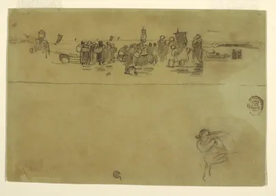 Groups of Women at Beach, Cullercoats, England