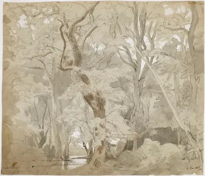 Grove Landscape, Copy after Schirmer