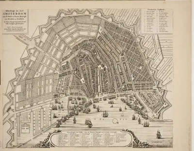 Grundplan af Amsterdam