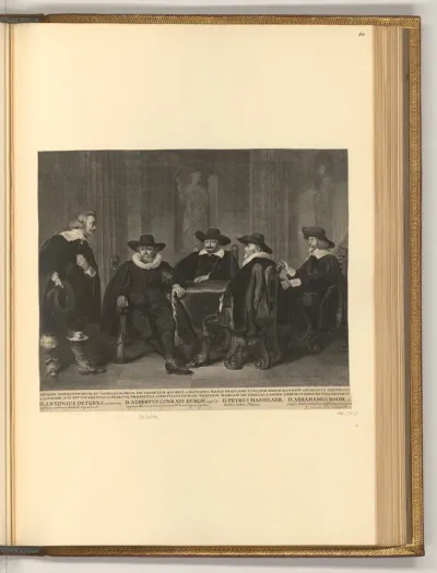 Gruppenbildnis des Cornelis Davelaer, des Antonius Oetgens van Waveren, des Albertus Coenradus Burgh, des Pieter Hasselaer und des Abrahamus Boom