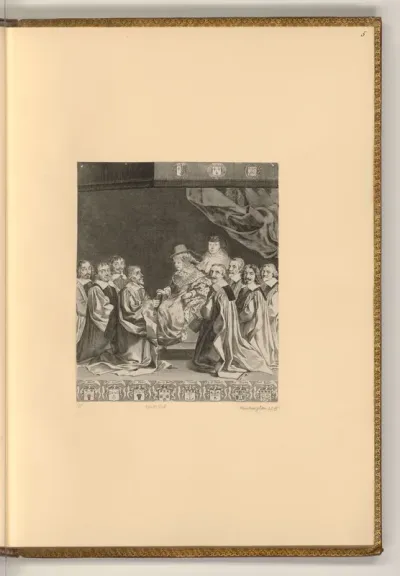Gruppenporträt mit Louis XIV. als Kind