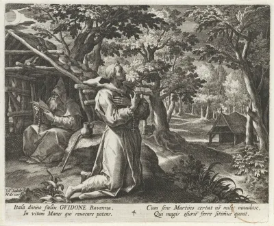 Guido van Pomposa als de kluizenaar