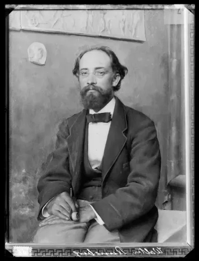 Gunnar Berndtson: "Kuvanveistäjä Walter Runeberg" vuodelta 1879