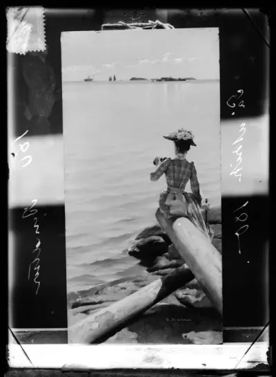 Gunnar Berndtson: "Tähystämässä" n. vuodelta 1890