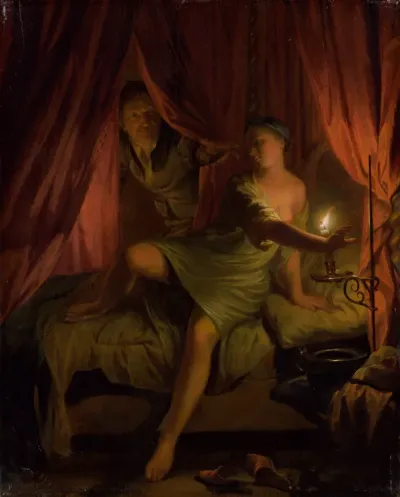 Gyges in the Bedroom of King Candaules' Wife