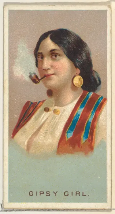 Gypsy Girl, from World's Smokers series (N33) for Allen & Ginter Cigarettes