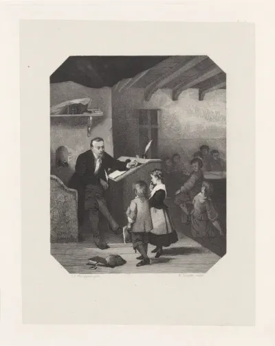Gysbert Japicx, ca. 1650, als schoolmeester