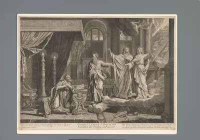H. Ambrosius laat de martelaren H. Gervasius en H. Protasius opstijgen