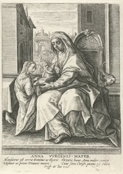 H. Anna onderwijst Maria