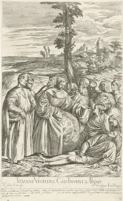 H. Antonius van Padua geneest het been van de berouwvolle zoon