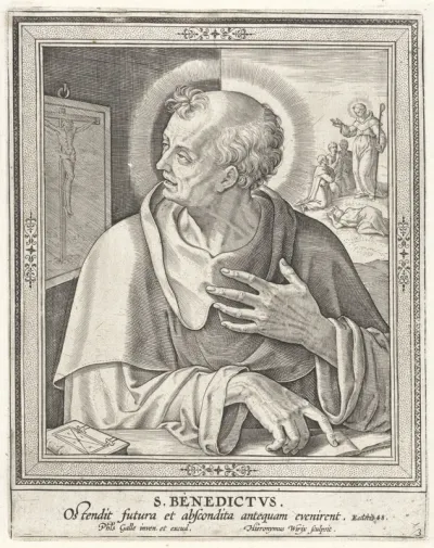 H. Benedictus van Nursia