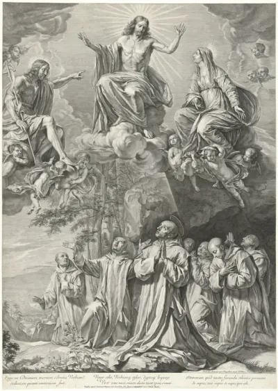 H. Bruno bidt in de woestenij van La Grande Chartreuse