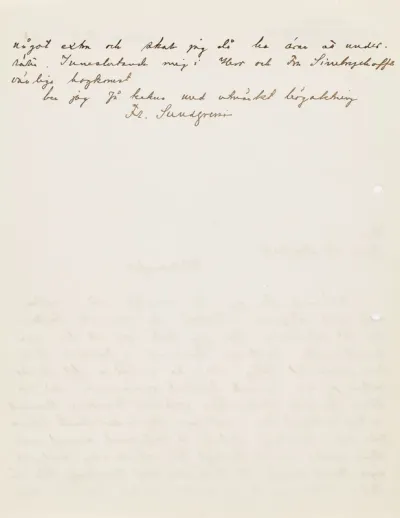 H. Bukowskis konsthandel, letter to Paul Sinebrychoff 4.6.1908