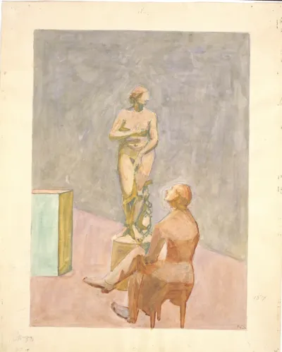 H.C. Andersen nyder synet af den medicæiske Venus