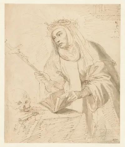 H. Catharina in contemplatie