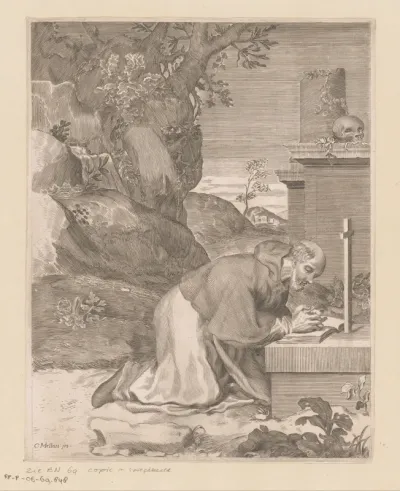 H. Claudius in gebed