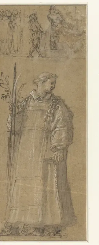H. Daniele van Padua, staand